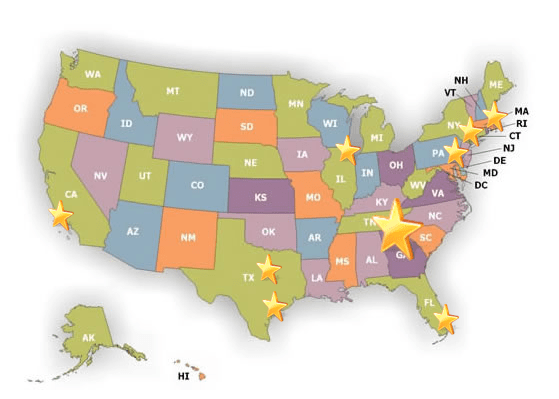 Service Area Map